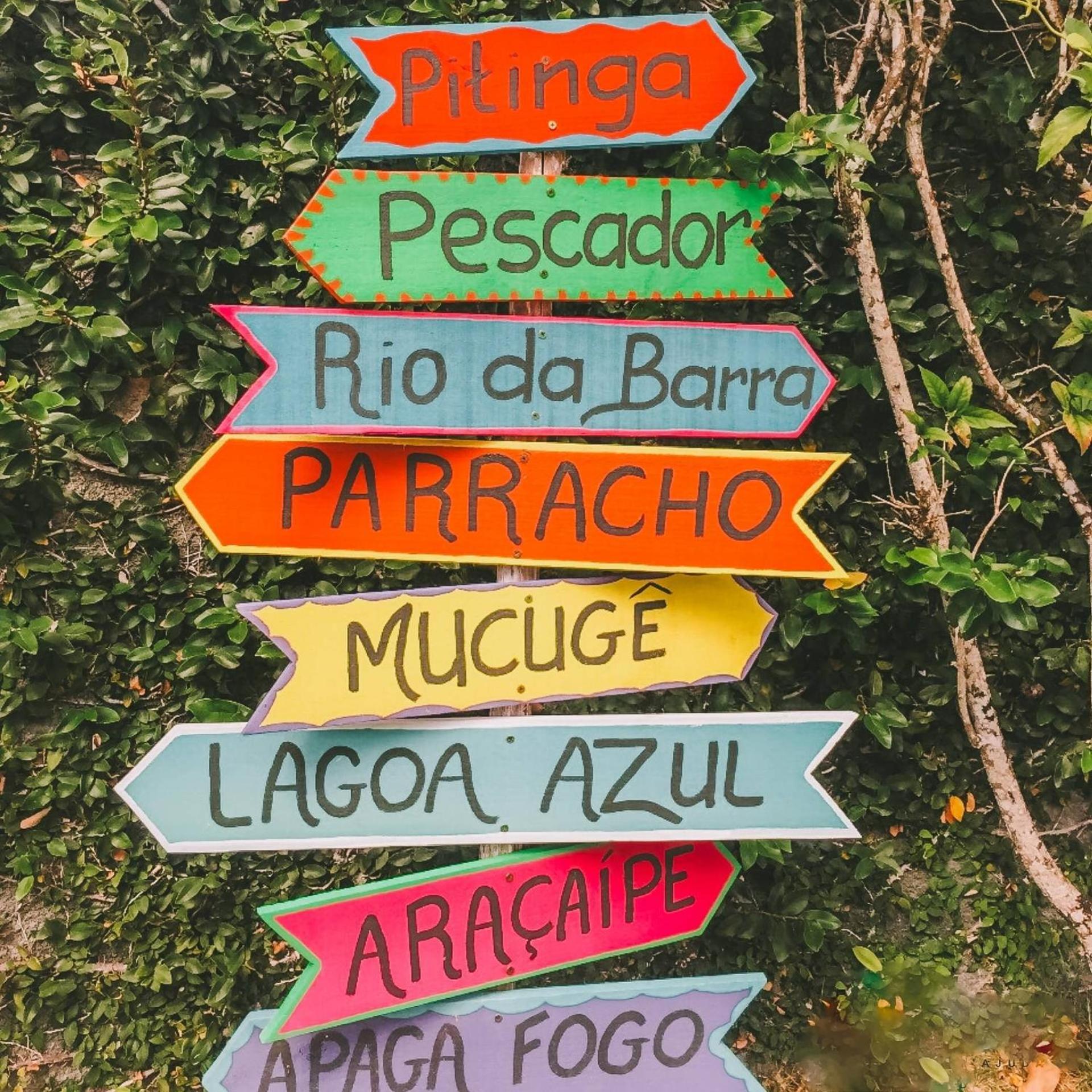 Parador 7 Bangalo, Praia Do Parracho, 1,0 Km Da Rua Mucuge Porto Seguro Bagian luar foto