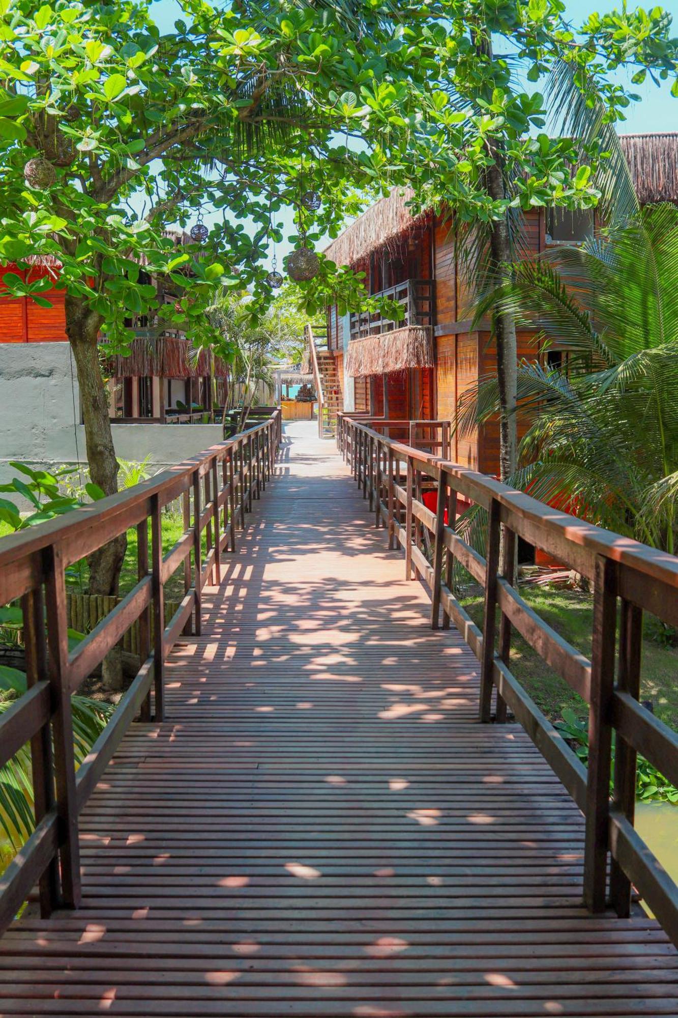 Parador 7 Bangalo, Praia Do Parracho, 1,0 Km Da Rua Mucuge Porto Seguro Bagian luar foto