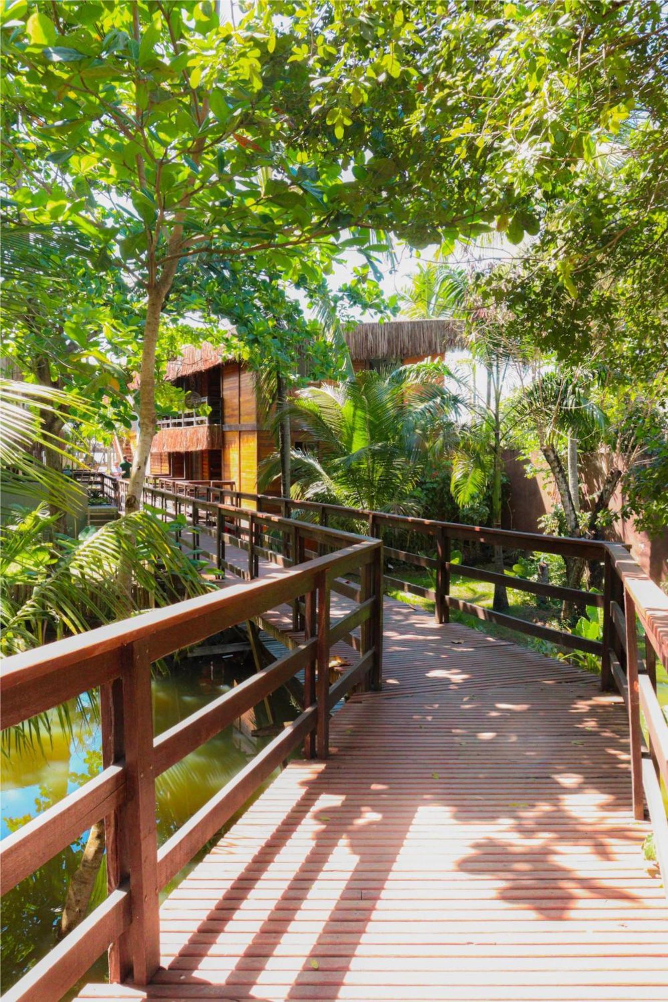 Parador 7 Bangalo, Praia Do Parracho, 1,0 Km Da Rua Mucuge Porto Seguro Bagian luar foto