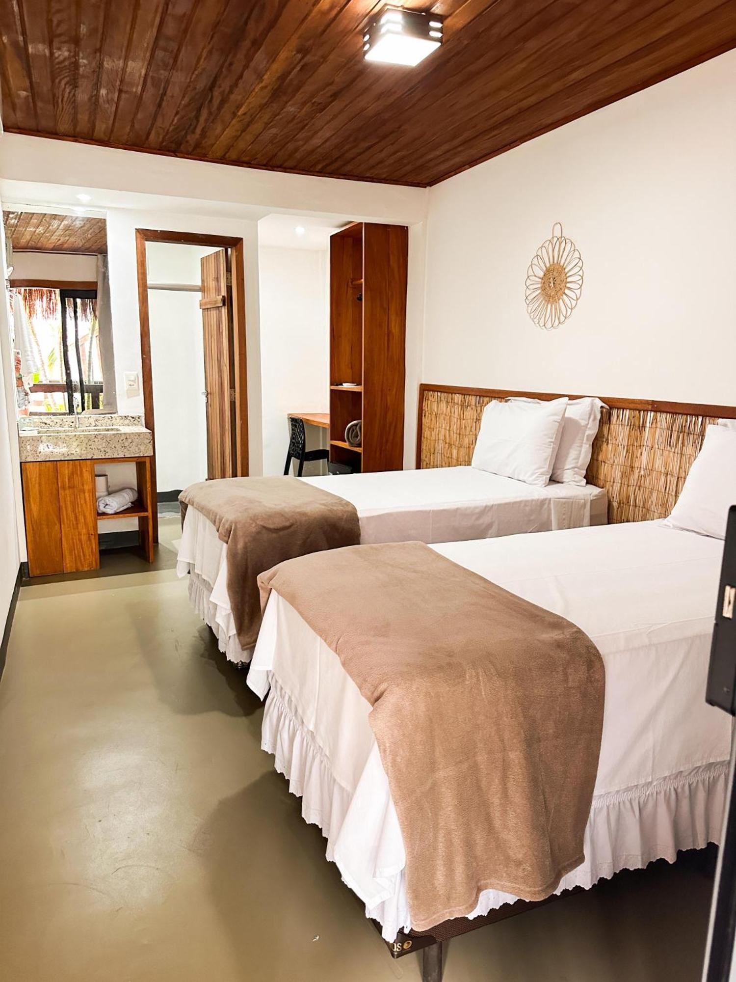 Parador 7 Bangalo, Praia Do Parracho, 1,0 Km Da Rua Mucuge Porto Seguro Bagian luar foto